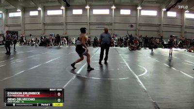 165 lbs Round 2 - Geno DelVecchio, Unattached vs D`Marion Erlenbeck, Clio High School