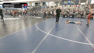 106 lbs Champ. Rd Of 32 - Braiden Foster, Gold Rush Wrestling vs Brody Jarrell, Granite Wrestling Club