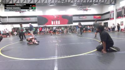 50 lbs Quarterfinal - Mackenzie Beasley, Goose Creek vs Rowan Waddell, Cobra Wrestling Club