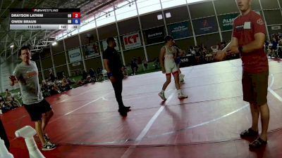 106 lbs Drayson Lathim, Oregon vs Owen Braun, North Dakota