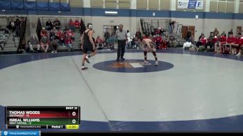 120 lbs Semis & Wb (16 Team) - Thomas Woods, Southmont vs Isreal Wlliams, West Central