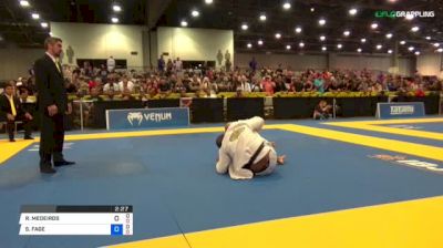 RODRIGO MEDEIROS vs STEVEN FAGE 2018 World Master IBJJF Jiu-Jitsu Championship