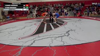 113 lbs Semifinal - Ayden Bergman, Jesup vs Conner Weedman, Dike-New Hartford