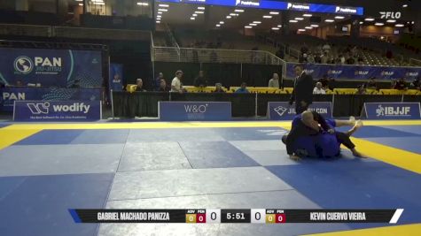 Gabriel Machado Panizza vs Kevin Cuervo Vieira 2026 Pan Jiu Jitsu IBJJF Championship