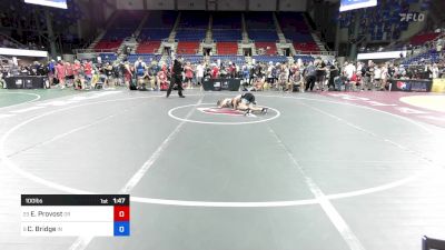 100 lbs Cons 32 #1 - Evan Provost, OR vs Case Bridge, IN