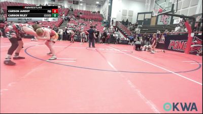 110-120 lbs 3rd Place - Carson Jardot, Perry Wrestling Academy vs Carson Riley, Skiatook Youth Wrestling