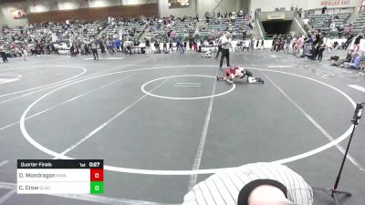 50 lbs Quarterfinal - Deklan Mondragon, Ravage WC vs Colin Crow, Gladiator Wrestling