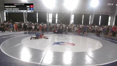150 lbs Champ. Rd Of 32 - James Brown, Hurricane WC vs Peyton Vowels, Knights Wrestling Club