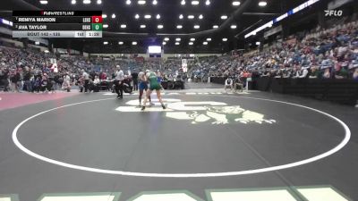 135 lbs Quarterfinal - Reniya Marion, Leavenworth HS vs Ava Taylor, DeSoto Hs