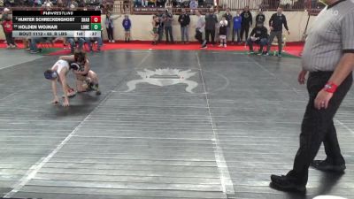 65_B lbs Round Of 32 - Hunter Schreckenghost, Sharpsville vs Holden Wojnar, Lower Dauphin