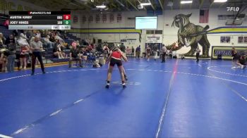 110 lbs Round 1 (8 Team) - Joey Hines, Xavier vs Austin Kirby, Union Community