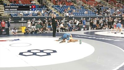 113 lbs Cons. Sub-rd Of 32 - Jaxon Moralez, New Mexico vs Abel Vasquez, California