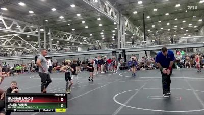 56 lbs Round 2 (4 Team) - Gunnar Landis, U2 Upstate Uprising vs Jalen Vann, All I See Is Gold Academy