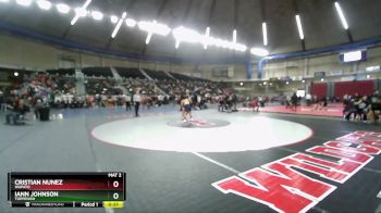 1A West 106 lbs Cons. Semi - Cristian Nunez, Wapato vs Iann Johnson, Toppenish