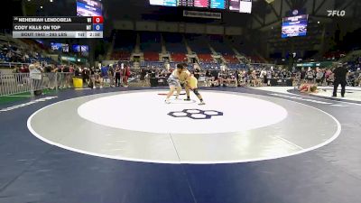 285 lbs Cons. Rd Of 32 - Nehemiah Lendobeja, WI vs Cody Kills On Top, MT