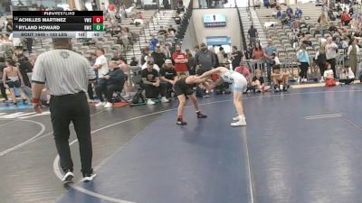 100 lbs Semis - Ryland Howard, Buzzsaw Wrestling Club vs Achilles Martinez, Valiant Wrestling Club