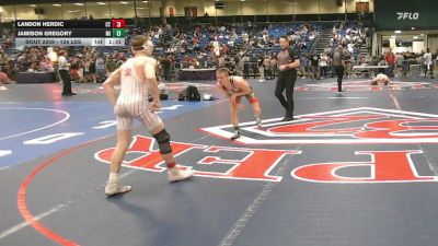 126 lbs Consi Of 32 #2 - Landon Herdic, CT vs Jamison Gregory, MI