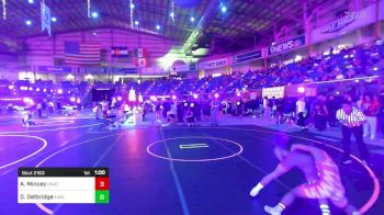 126 lbs Round Of 32 - Adrian Mincey, Unattached vs Donavon Delbridge, Eaglecrest WC