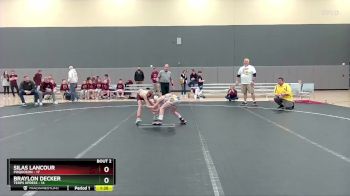 72 lbs Round 1 (6 Team) - Silas Lancour, Poquoson vs Braylon Decker, Terps Xpress