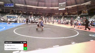 49 lbs Semifinal - Kingston Warrior, Wagoner Takedown Club vs Jean Marcos Licero Melean, Salina Wrestling Club