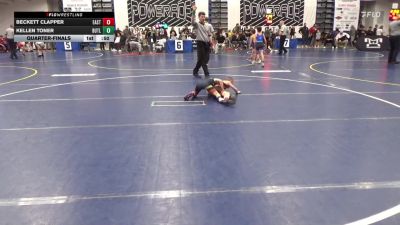56 lbs Quarterfinal - Beckett Clapper, East Pennsboro vs Kellen Toner, Butler