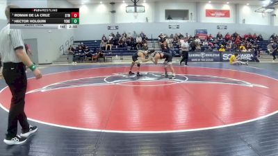 133 lbs Semifinal - Roman De La Cruz, University Of Saint Mary (ks) vs Hector Holguin, York (Neb.)