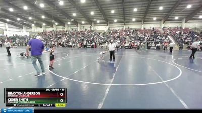 55 lbs Cons. Round 2 - Ceder Smith, Stallions Wrestling Club vs Braxton Anderson, Southern Utah Elite