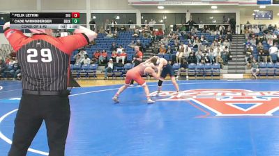 157 lbs Consi Of 8 #2 - Felix Lettini, Sacred Heart vs Cade Wirnsberger, Bucknell