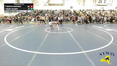 87 lbs Champ. Round 1 - Brady Schepp, VHW Club vs Cristian Martinez, Empire Wrestling Academy