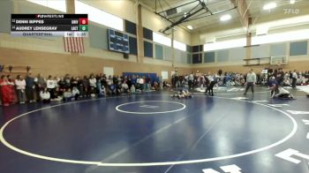 105lbs Quarterfinal - Audrey Lensegrav, La Center (Girls) vs Denni Bippes, University (Girls)