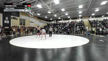 175 lbs Quarterfinal - Brayden Levin, Fairfield Warde vs Eric Coons, Danbury
