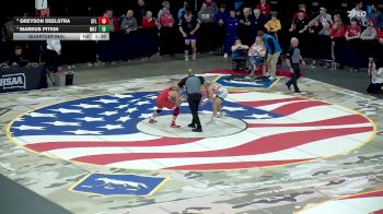 Quarterfinal - Greyson Deelstra, Sioux Falls Lincoln vs Markus Pitkin, Watertown