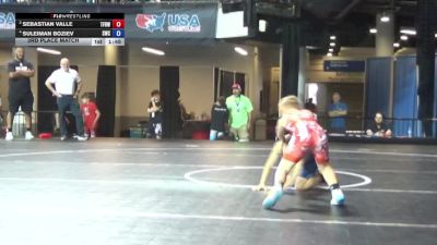 70 lbs 3rd Place Match - Sebastian Valle, The Fort Hammers Wrestling vs Suleiman Boziev, Suplex Wrestling Club