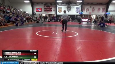 5 lbs Round 1 - Cooper Spurling, Tomahawk Wrestling Club vs Callen Pieper, Fort Madison Wrestling Club