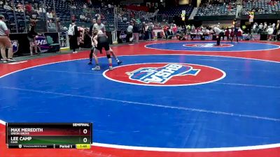 5A-106 lbs Semifinal - Lee Camp, Cass vs Max Meredith, Union Grove
