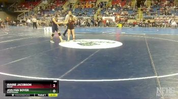 105 lbs Cons. Round 3 - Avarie Jacobson, Rugby vs Jozlynn Boyer, Northwood