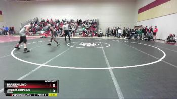 113 lbs Cons. Round 3 - Braiden Loyd, WINNETONKA vs Joshua Hopkins, STALEY