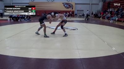 133 lbs Cons. Round 2 - Zaydin Sanchez, Simpson vs Charlie Armstrong, Millikin