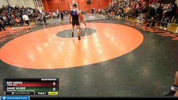 220 lbs Quarterfinal - Koy Hopke, AMERY (WI) vs David Wuske, Frankfort (LINCOLN-WAY EAST)