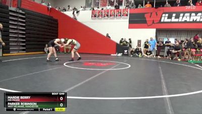 155 lbs Cons. Round 3 - Mardie Berry, Mid-Prairie vs Parker Robinson, West Delaware, Manchester