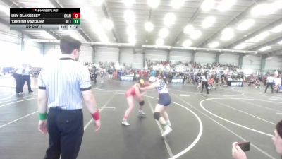 145 lbs Rr Rnd 5 - Lily Blakesley, Champions WC vs Yaretzi Vazquez, No Team