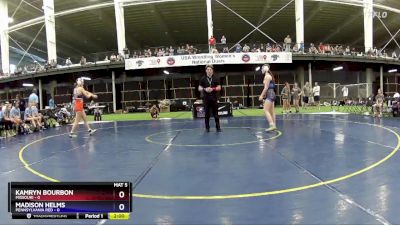 143 lbs Placement Matches (8 Team) - Kamryn Bourbon, Missouri vs Madison Helms, Pennsylvania Red