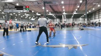 144 lbs 1 - Dominic Avvisato, EASTERN CAROLINA WRESTLING ACADEMY vs Gauge Brittain, GROUND UP USA