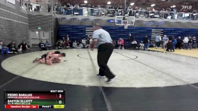 100 lbs Round 5 - Easton Elliott, All In Wrestling Club vs Pedro Barajas, Mountain Man Wrestling Club