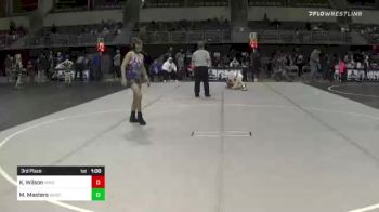 102 lbs 3rd Place - Kirk Wilson, Mwd vs Mason Masters, Westside WC