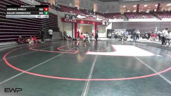 110 lbs Quarterfinal - Abbigail O'Kelly, Yukon vs Dalani Hornbuckle, Rogers High School Girls