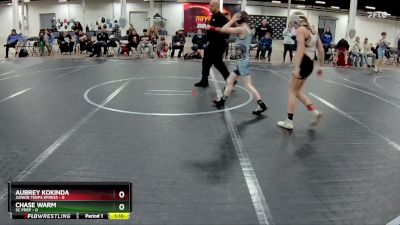 72 lbs Round 2 (4 Team) - Chase Warm, SC Prep vs Aubrey Kokinda, Junior Terps Xpress