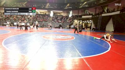 80 lbs Round Of 16 - Charlie Bohler, Lassiter Jr Trojans Wrestling Club vs Gage Garner, Troup Wrestling