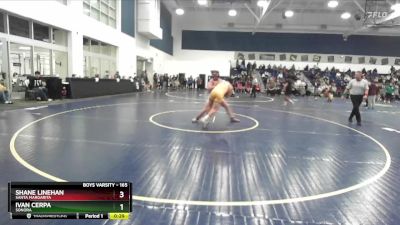 165 lbs Cons. Round 6 - Shane Linehan, Santa Margarita vs Ivan Cerpa, Sonora