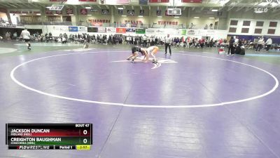 141 lbs Champ. Round 1 - Creighton Baughman, Concordia (Neb.) vs Jackson Duncan, Midland (Neb.)